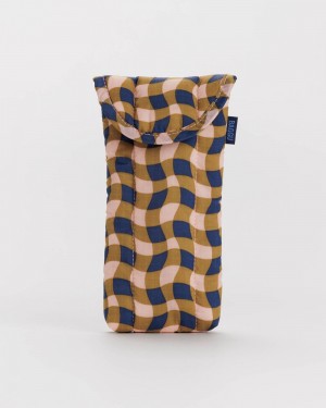 Borsa Da Case Baggu Puffy Glasses Sleeve Marroni | IJBGL8157