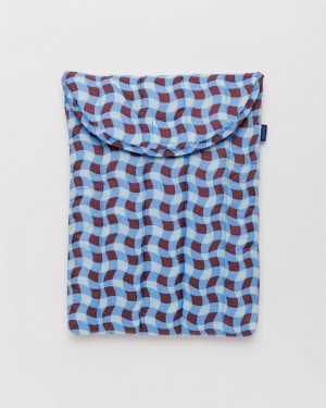 Borsa Da Case Baggu Puffy Laptop Sleeve 13"/14" Blu | RVYCH8753