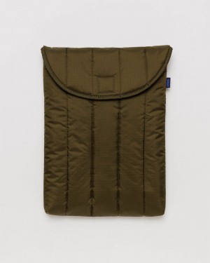 Borsa Da Case Baggu Puffy Laptop Sleeve 13"/14" Marroni | MEWSV8213