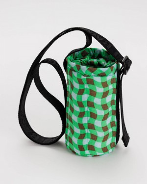 Borsa Outdoor Baggu Puffy Acqua Bottle Sling Verdi | MOASE1258