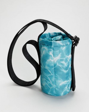 Borsa Outdoor Baggu Puffy Acqua Bottle Sling Blu | DXBAN0496