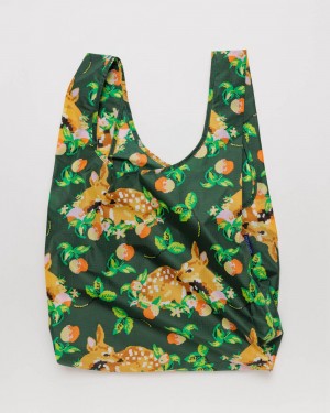Borsa Riutilizzabile Baggu Standard Verdi | CGKJQ2873