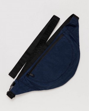 Borse Crossbody Baggu Crescent Fanny Pack Blu Marino | AQLRI2530