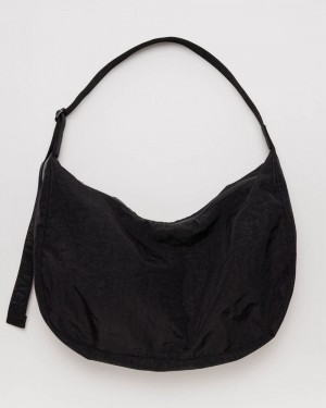 Borse Crossbody Baggu Large Nylon Crescent Nere | ZPOXD8954