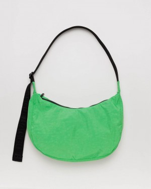 Borse Crossbody Baggu Medium Nylon Crescent Verdi | ARSHG9635