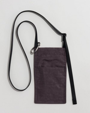 Borse Crossbody Baggu Phone Sling Marroni | PLMUJ4329
