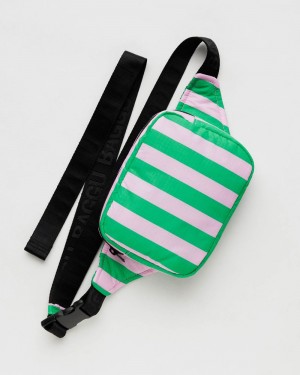 Borse Crossbody Baggu Puffy Fanny Pack Rosa Verdi | HLUFZ3401