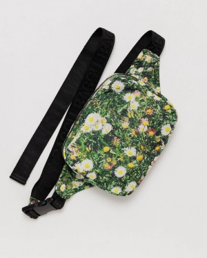 Borse Crossbody Baggu Puffy Fanny Pack Verdi | WRNJY6897