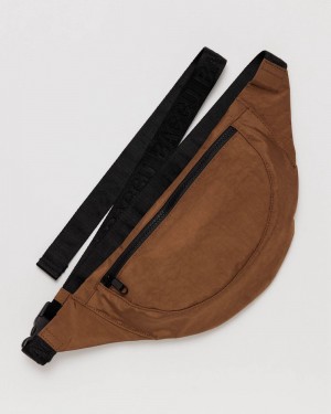 Borse Da Viaggio Baggu Crescent Fanny Pack Marroni | NMFBW5248