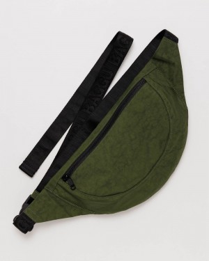 Borse Da Viaggio Baggu Crescent Fanny Pack Verde Oliva | HTJDW1074