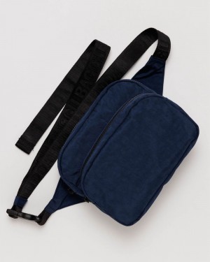 Borse Da Viaggio Baggu Fanny Pack Blu Marino | PXZCK3685