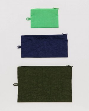 Borse Da Viaggio Baggu Flat Pouch Set Colorate | DMRSC1285