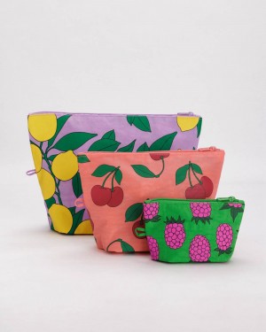 Borse Da Viaggio Baggu Go Pouch Set Colorate | REBCZ0784