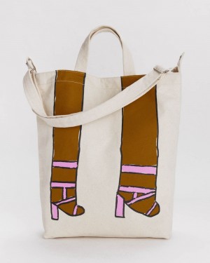 Borse Tote Baggu Duck Bianche | CFXAT2069