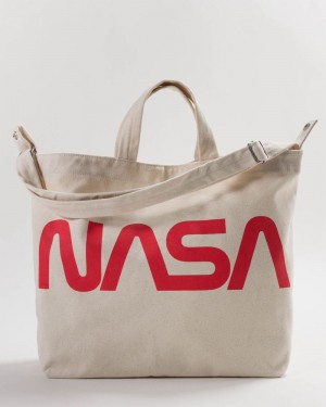 Borse Tote Baggu Horizontal Duck Beige | HEPIR8502