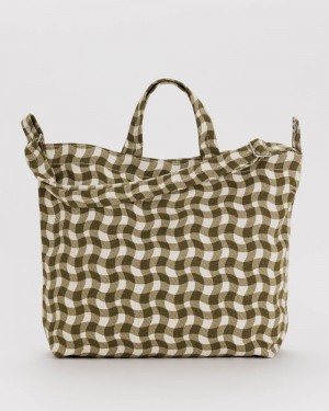 Borse Tote Baggu Horizontal Duck Marroni | PMIZS5964