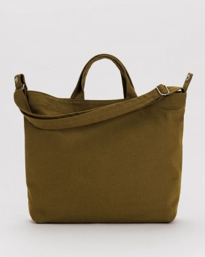 Borse Tote Baggu Horizontal Duck Verde Oliva | VLWRX4869