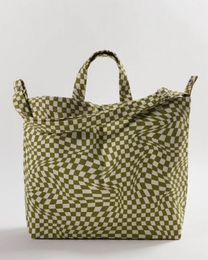 Borse Tote Baggu Horizontal Duck Verde Oliva | MXLBU8921