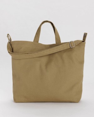 Borse Tote Baggu Horizontal Duck Verde Oliva | ZHDSC0645