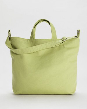 Borse Tote Baggu Horizontal Zip Duck Verdi | ISGEM9152