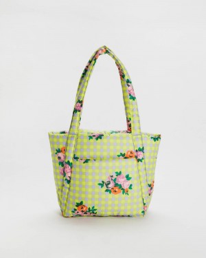 Borse Tote Baggu Puffy Mini Verdi | TMDSO8253