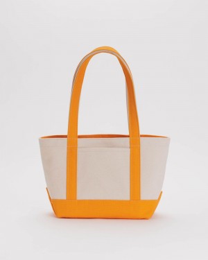 Borse Tote Baggu Small Heavyweight Tela Arancioni | HRAIU9846