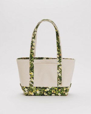 Borse Tote Baggu Small Heavyweight Tela Verdi | QCGPV4758