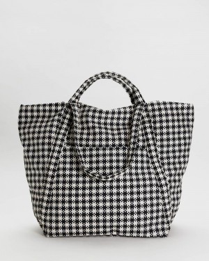 Borse Tote Baggu Travel Cloud Nere Bianche | CVYGR9704