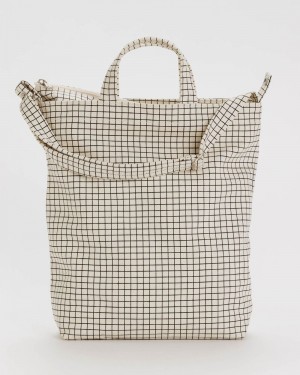 Borse Tote Baggu Zip Duck Beige | CAYXL4057