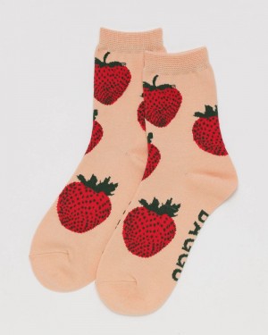 Calzini Baggu Crew Corallo | SMCJD4075