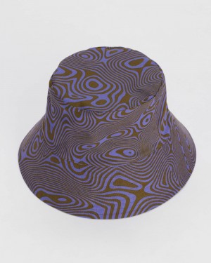 Cappelli Baggu Bucket Blu Marroni | MLKYO1940