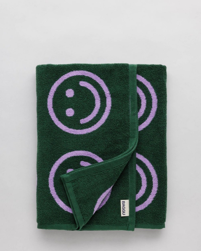 Asciugamano Baggu Bath Lavanda Verdi | QSCTI9732