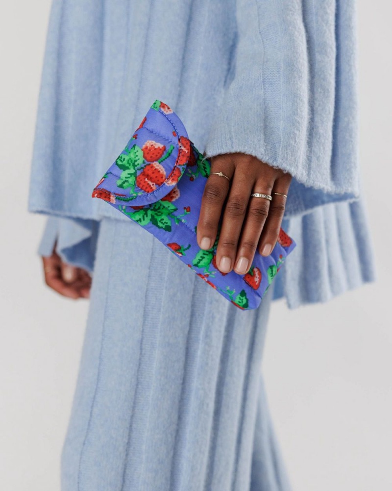 Borsa Da Case Baggu Puffy Glasses Sleeve Blu | NOLFY0826