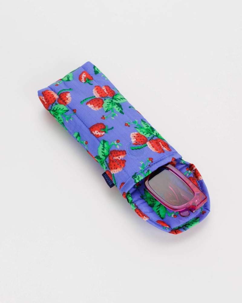 Borsa Da Case Baggu Puffy Glasses Sleeve Blu | NOLFY0826