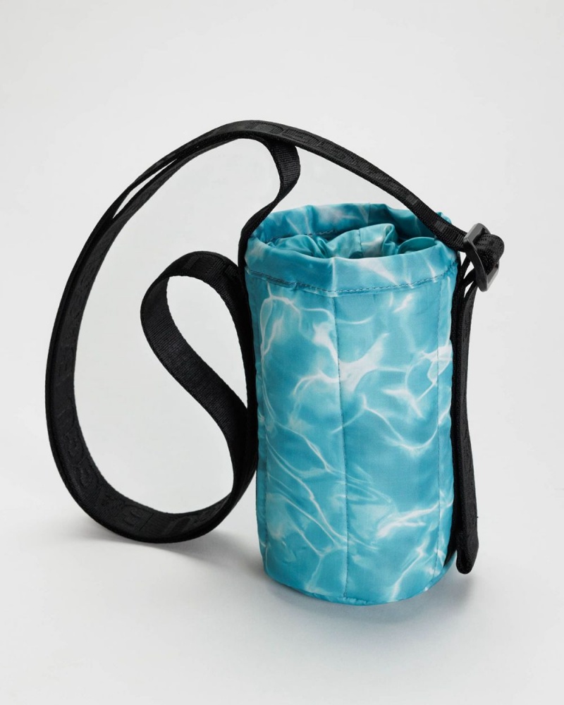 Borsa Outdoor Baggu Puffy Acqua Bottle Sling Blu | DXBAN0496