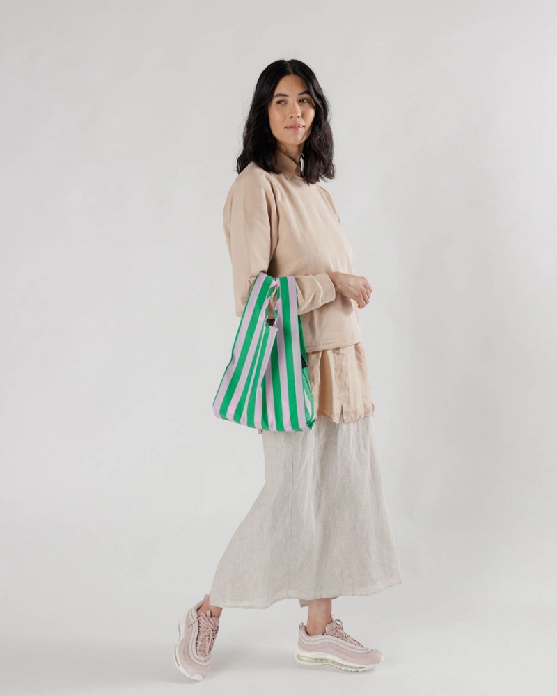 Borsa Riutilizzabile Baggu Baby Rosa Verdi | UZWYB8796