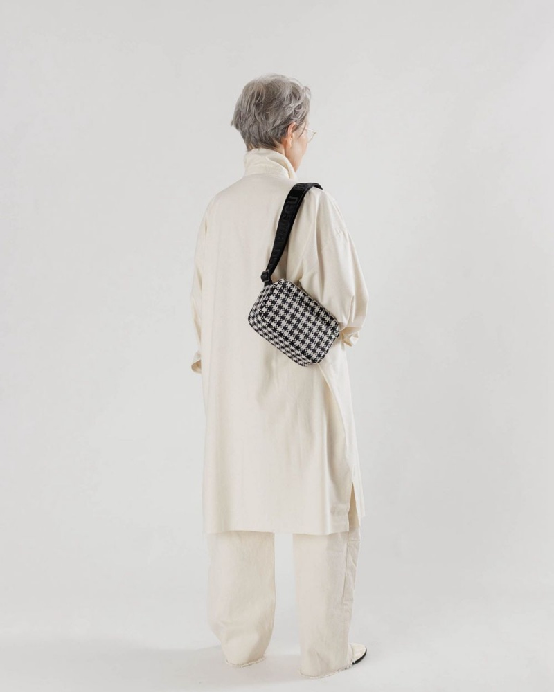 Borse Crossbody Baggu Camera Nere Bianche | AIPRJ6572