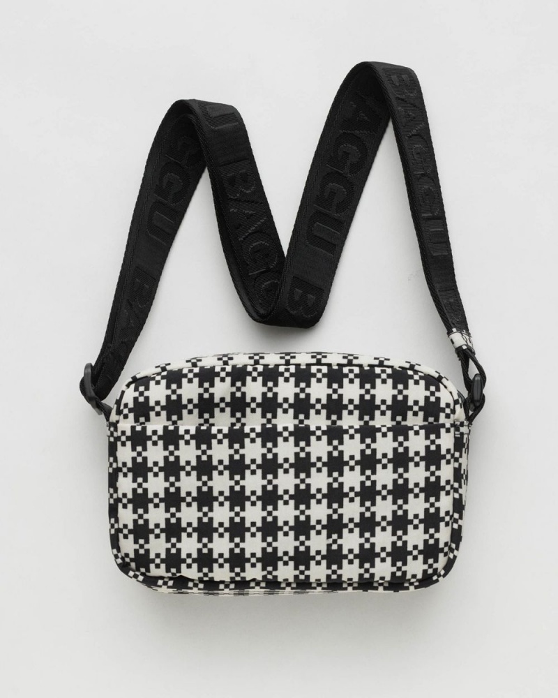 Borse Crossbody Baggu Camera Nere Bianche | AIPRJ6572