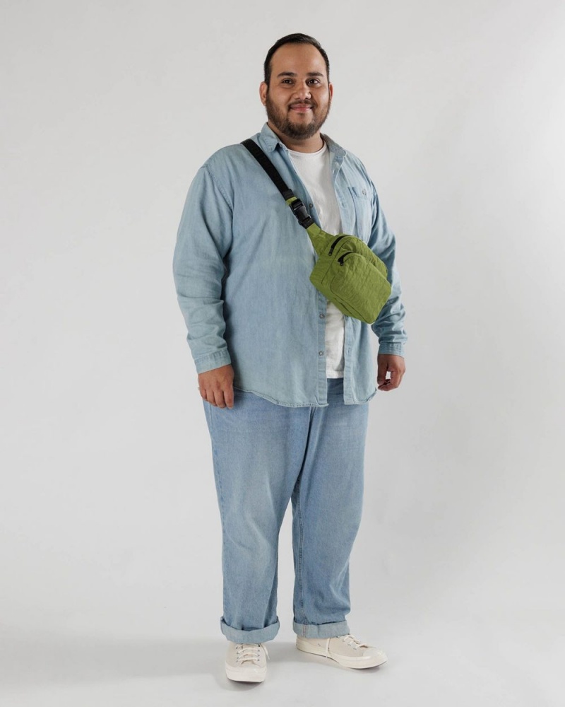 Borse Crossbody Baggu Fanny Pack Verde Oliva | NFXAE8406