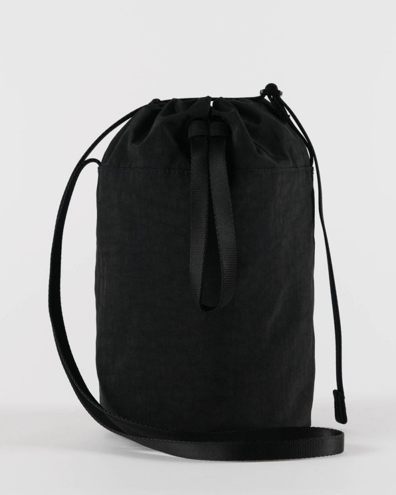 Borse Crossbody Baggu Medium Nylon Bucket Nere | WKMYB1023