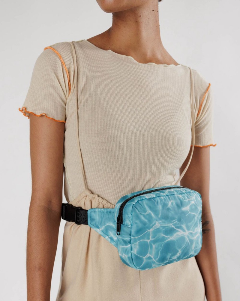 Borse Crossbody Baggu Puffy Fanny Pack Blu | KMTCI1675