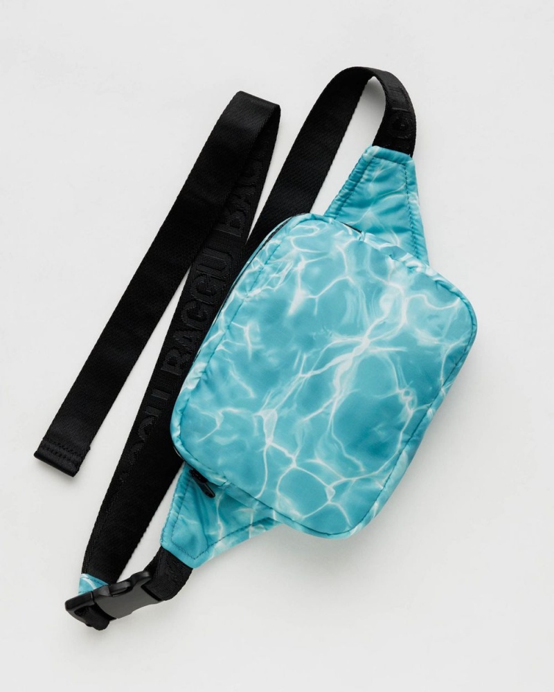 Borse Crossbody Baggu Puffy Fanny Pack Blu | KMTCI1675