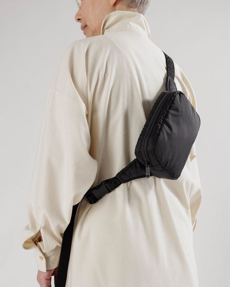Borse Crossbody Baggu Puffy Fanny Pack Nere | AQMVC4160