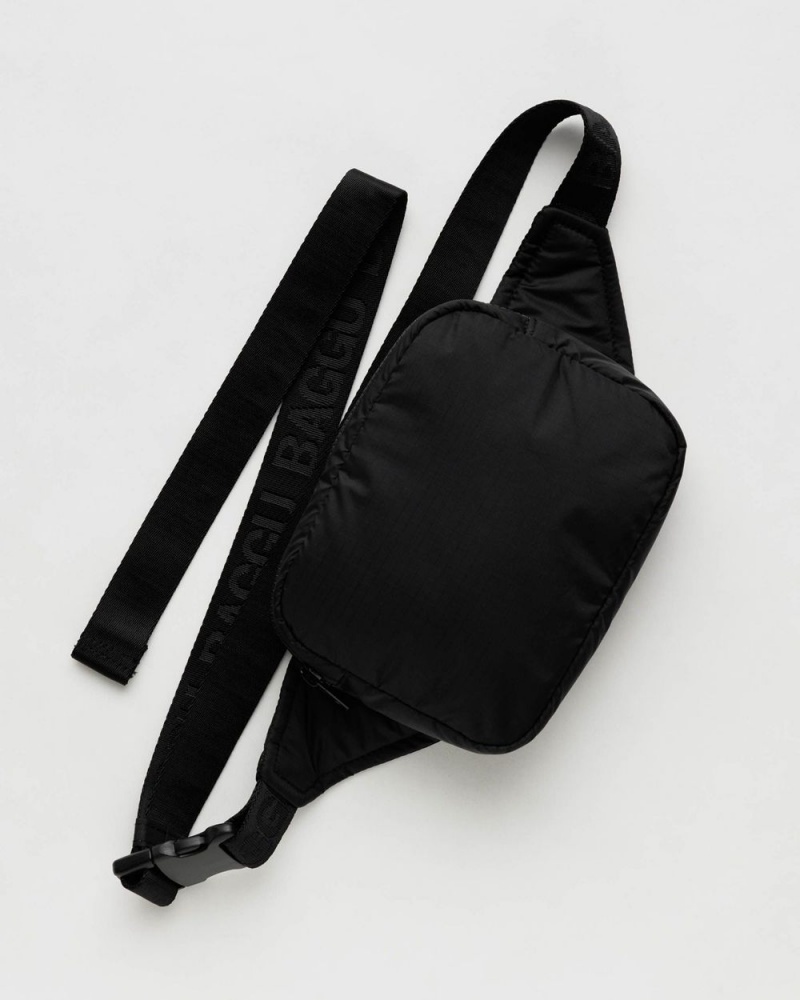 Borse Crossbody Baggu Puffy Fanny Pack Nere | AQMVC4160