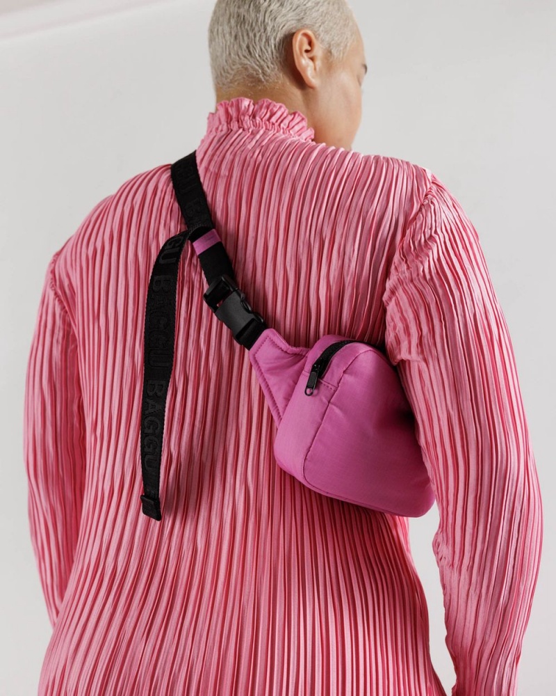 Borse Crossbody Baggu Puffy Fanny Pack Rosa | CHWBZ3019