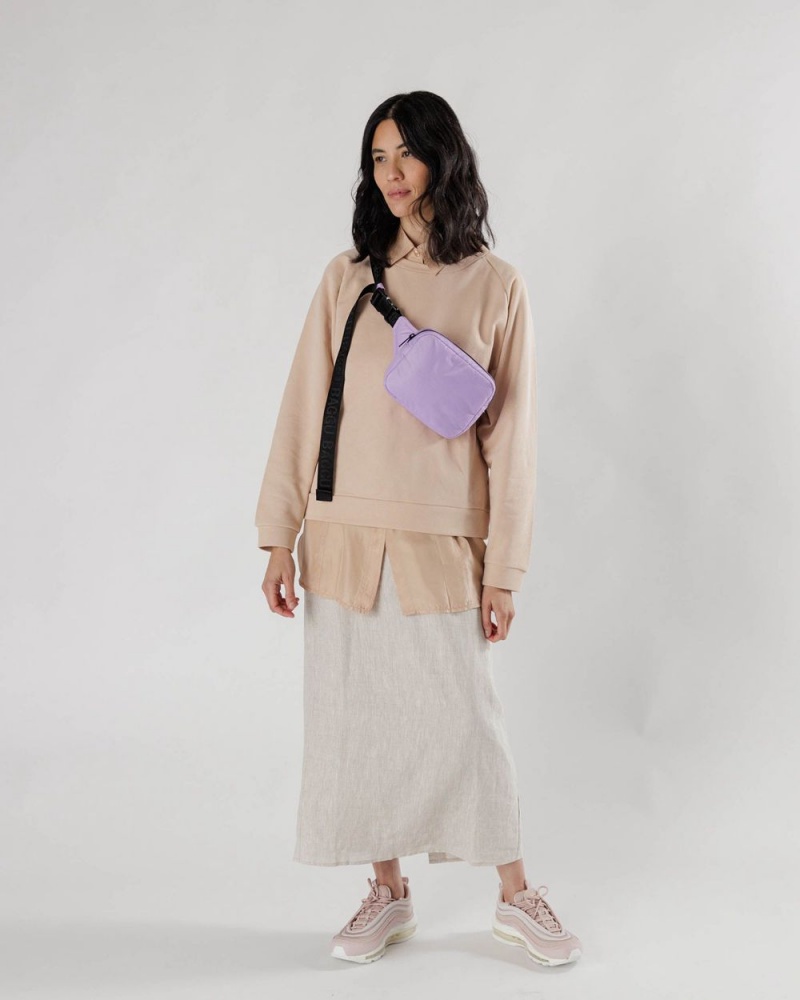 Borse Crossbody Baggu Puffy Fanny Pack Viola | VFAQG5038