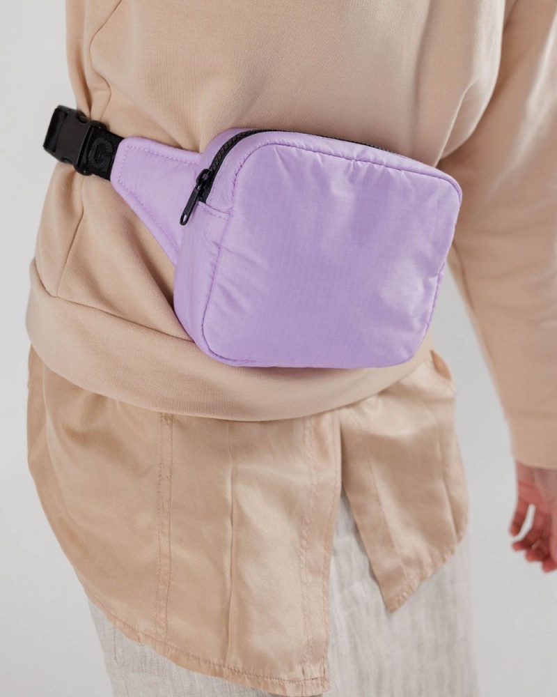 Borse Crossbody Baggu Puffy Fanny Pack Viola | VFAQG5038