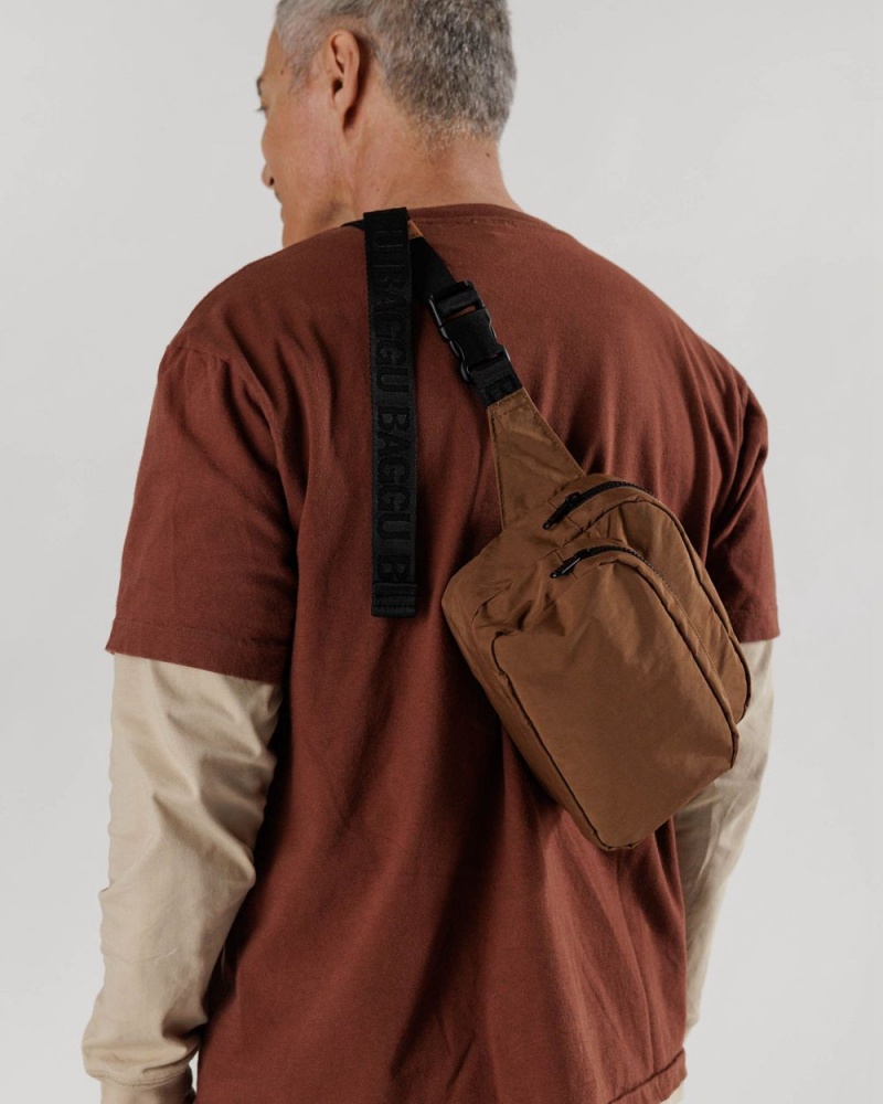 Borse Da Viaggio Baggu Fanny Pack Marroni | OJVLT6903