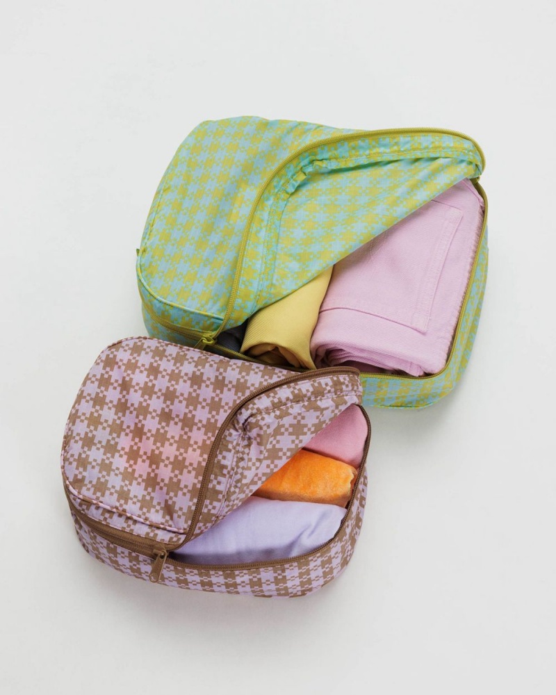 Borse Da Viaggio Baggu Packing Cube Set Verdi Marroni | DAONU5862