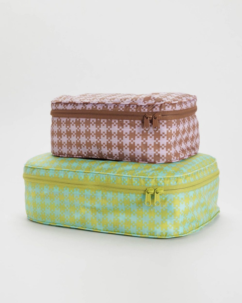 Borse Da Viaggio Baggu Packing Cube Set Verdi Marroni | DAONU5862